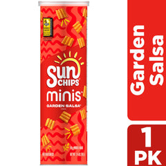 Minis SunChips Garden Salsa serving bowl ready for parties