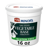 MINOR'S Sauteed Vegetable Base Mirepoix bottle pour adds rich depth to soups