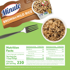Minute Ready-to-Serve cups microwaving, delivering hot, fluffy grains in minutes.