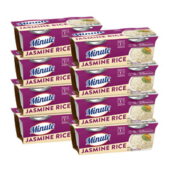 Minute Ready-to-Serve Jasmine Rice cups packaging showing quick, mess-free meals
