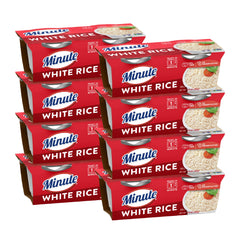 Minute Ready-to-Serve White Rice Cups packaging, a convenient ready-to-eat option for busy days.