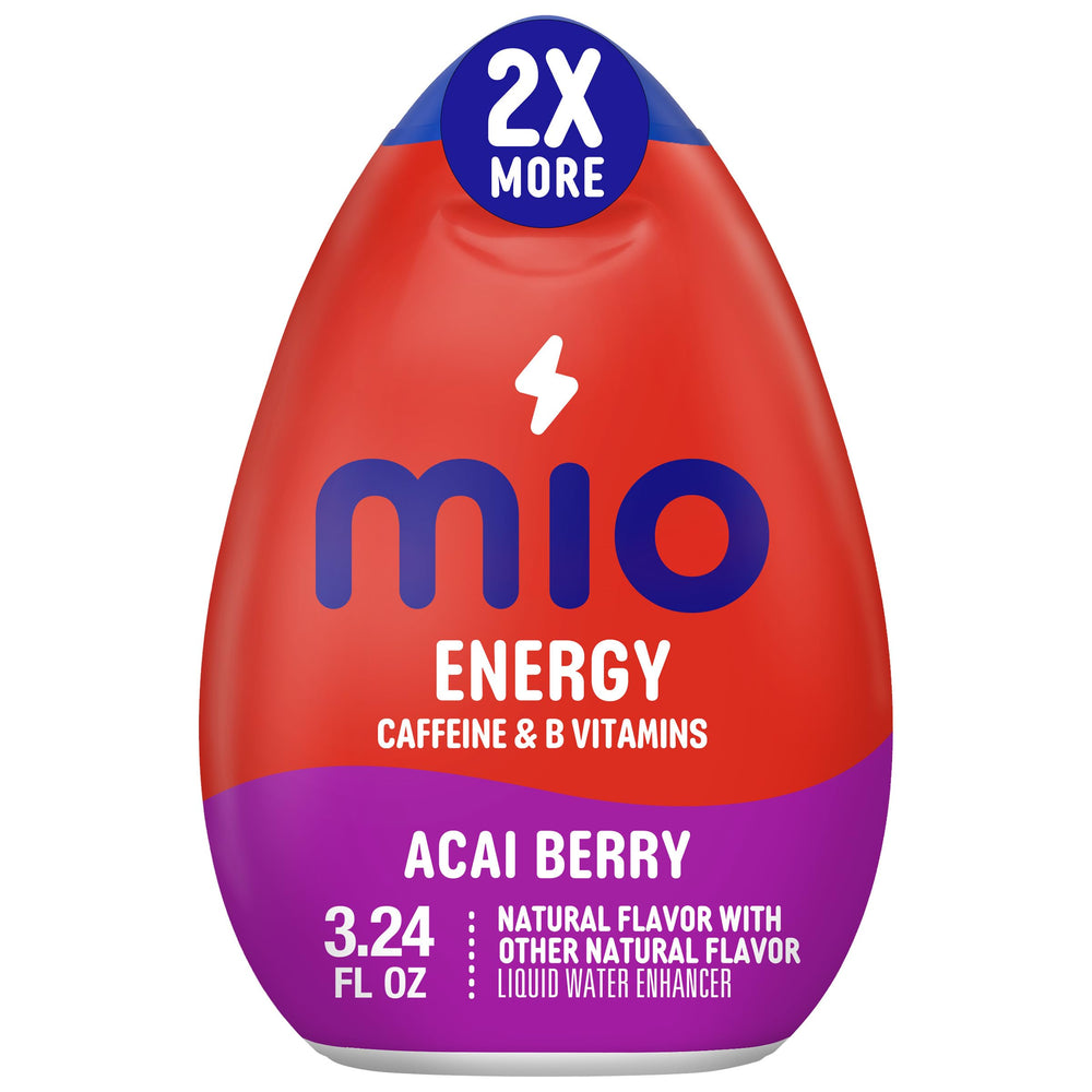 Mio Energy Acai Berry bottle ready for on-the-go caffeine and hydration.