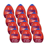 Mio Energy black cherry bottle with a drop for a quick caffeine lift.