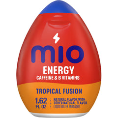 Mio Energy Tropical Fusion bottle ready for quick energy during workouts