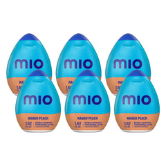 Mio Mango Peach bottle front shows bold flavor to elevate water.