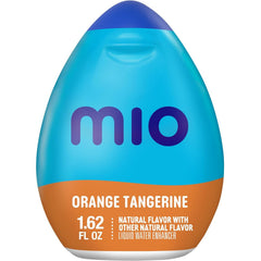 Mio Vitamins orange-tangerine bottle pouring flavor into water.
