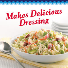Salad bowl featuring Miracel Whip adds creamy tang for keto meals.
