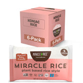 Miracle Noodle konjac rice base ideal for quick, low-calorie stir-fries.
