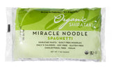 Miracle Noodle Organic Spaghetti packaging highlights keto-friendly, gluten-free pasta.