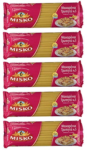 Misko Pastitsio noodles pack ready to bake for a Greek baked pasta.