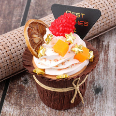 Miss Doozy gold rods sprinkles add decorative texture to desserts.