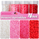 Miss Doozy Heart Sprinkles four-jar gift set ready for decorating sweets.