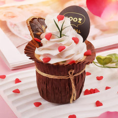 Miss Doozy pink heart sprinkles close-up shows vibrant color accents.