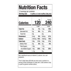 Miss Jones Gluten-Free Cinnamon Sugar Donut Muffin Kit dry-mix jar ready to pour, convenient preparation
