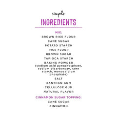 Miss Jones Gluten-Free Cinnamon Sugar Donut Muffin Kit ingredients pack helps meal prep efficiently
