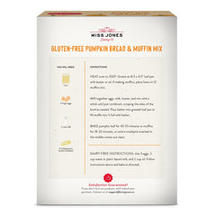 Miss Jones Gluten Free Pumpkin Bread Muffins batter ready to bake.