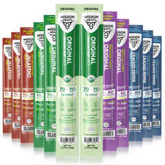 Mission Meats organic beef sticks for on the go protein.