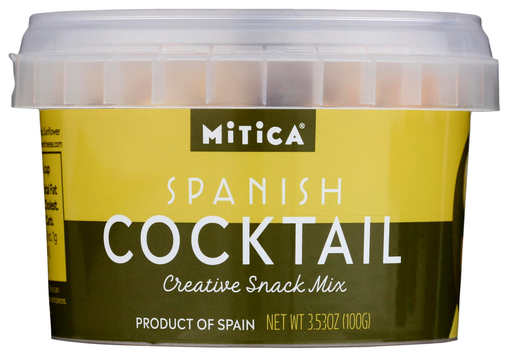 Mitica Spanish Cocktail Mix packaging closeup for quick entertaining.