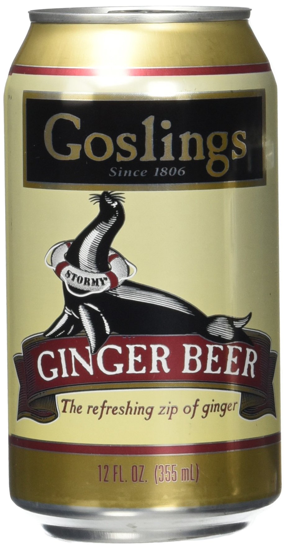 Miubaao Gosling's Ginger Beer 24-pack cans, ideal for entertaining and cocktails.