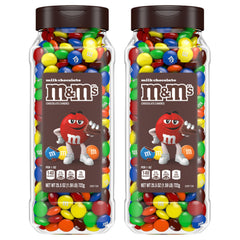 M&M'S Milk Chocolate bulk jars two-pack for sharing.