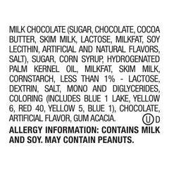 M&M's Caramel tube product shot highlighting milk chocolate core.