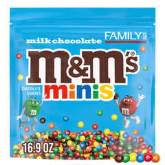 M&M'S Minis Milk Chocolate bag front view for Easter snacking