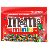M&M'S MINIS Peanut Butter Chocolate bag for sharing at gatherings.