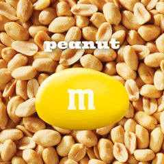 M&M's colorful candy shell close-up, eye-catching snack for parties.