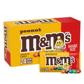 M&M'S Peanut Milk Chocolate bulk box, ideal for sharing at work or home.