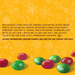 M&M'S seasonal peanut chocolate shells shown close-up for sharing