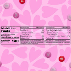 M&M'S Valentine's color shells brighten candy bowls and offices.
