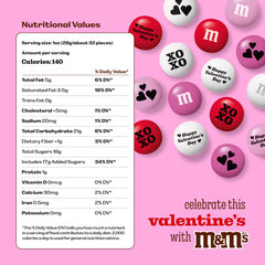 Two pound bag of colorful M&M’S with messages for gifts