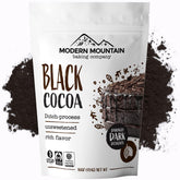 MODERN MOUNTAIN Black Cocoa Powder 1lb pack emphasizes rich color for bold bakes