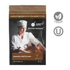 Modernist Pantry diastatic barley malt powder bowl enhances texture in loaves