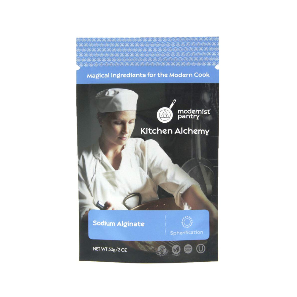 Modernist Pantry Pure Sodium Alginate 50g pack for modernist cooking