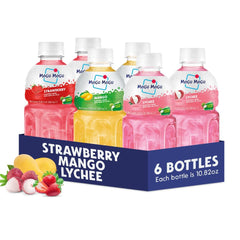 Mogu Mogu Lychee bottle in variety pack for on-the-go refreshment