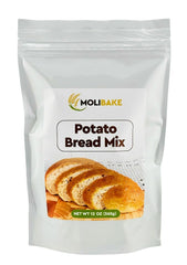 Molibake Potato Bread Mix bag ready for home baking