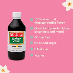 Molina Vanilla Blend drizzle in coffee for a smooth aroma.