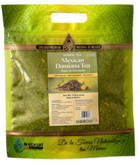 Momary Nutrition Mexican Damiana Tea leaves for a soothing evening ritual and gentle mood balance.