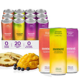 Moment Adaptogen Drink can front view promoting calm focus on the go