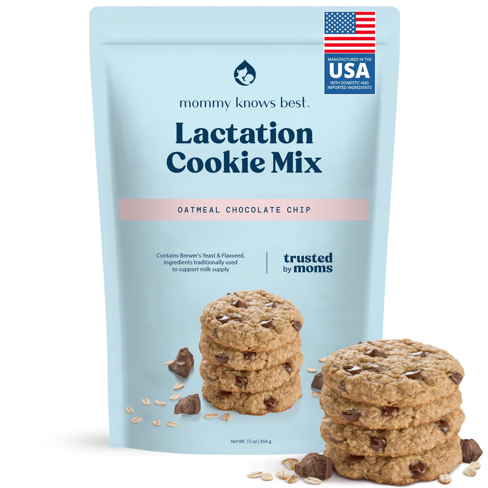 Mommy Knows Best lactation cookies mix chocolate chip dough for nourishing home baking