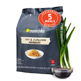 Momofuku Soy & Scallion ramen pack ready to heat for a quick dinner