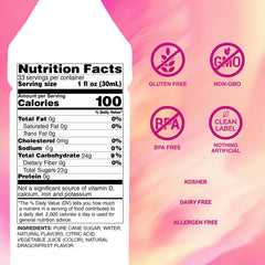 Monin Dragon Fruit Syrup glass pour into a drink for easy dosing.