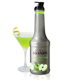 Monin Granny Smith Apple Puree delivers tart and sweet flavor for cocktails and desserts.