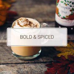 Monin Pumpkin Spice Syrup tea steamer creating fragrant drinks