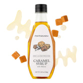 MONKSHUSHU Caramel Allulose Syrup bottle for keto-friendly sweetness in coffee and desserts