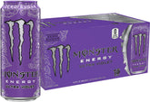 Monster Energy Ultra Violet front can showing zero sugar branding for a quick pick-me-up.
