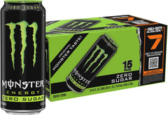 Monster Energy Zero Sugar Original Green 16oz can for quick energy on the go