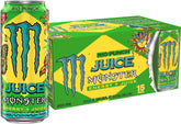 Monster Juice Rio Punch can front showing bold packaging for on-the-go energy