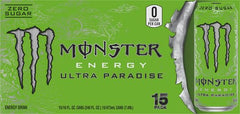 Monster Ultra Paradise can close-up, caffeine boost for energized moments.